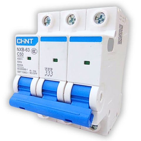 Aptomat CHINT NXB-63-3P-C 50A