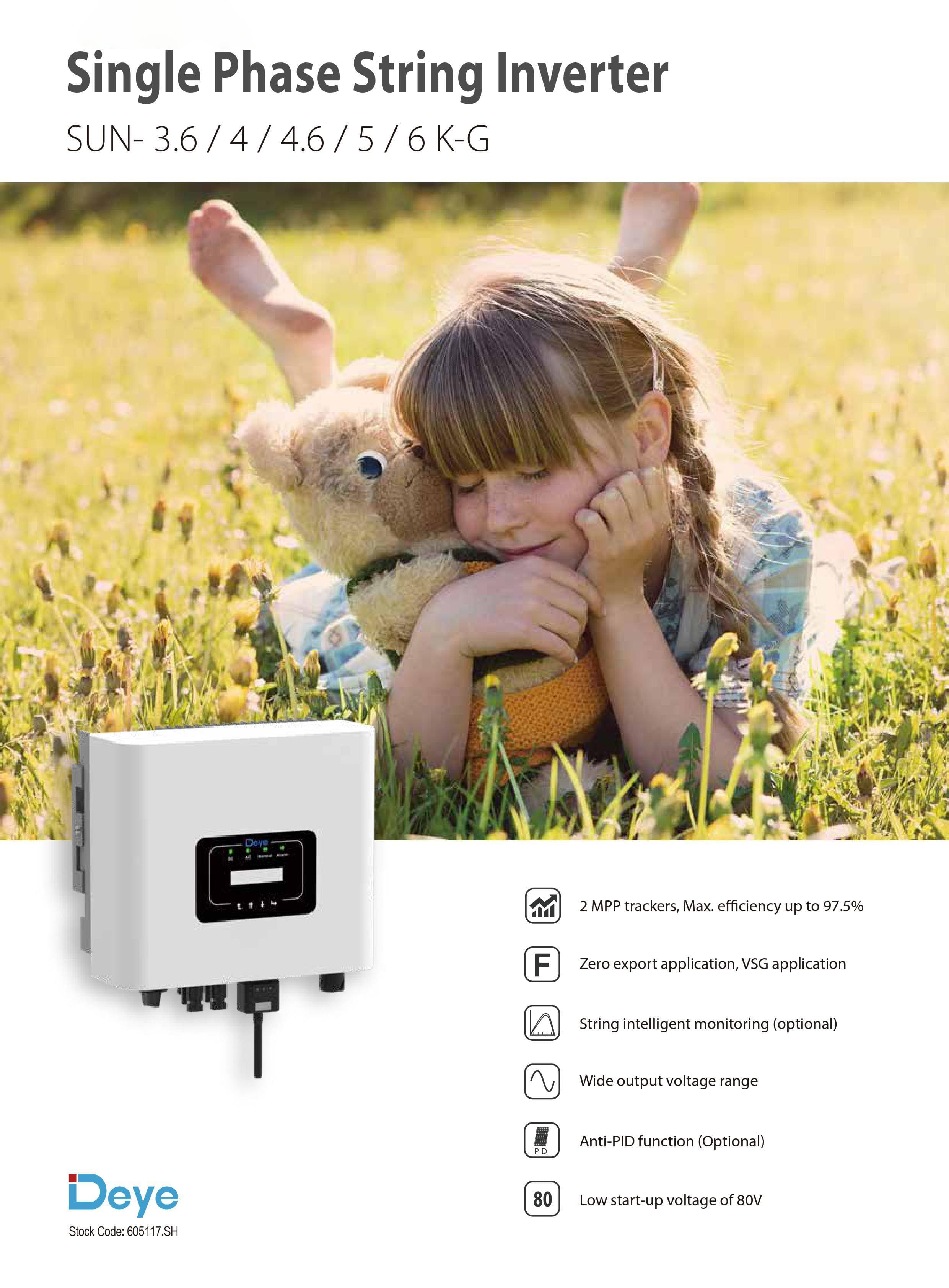 datasheet inverter hòa lưới Deye SUN-5K-G