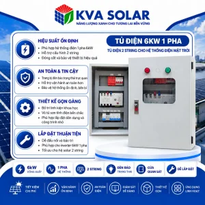 tủ điện đấu sẵn nhà kva solar
